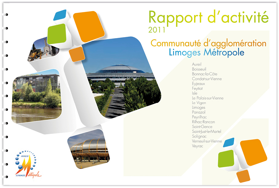 photo brochure bilan d'activité 201 Limoges Métropole